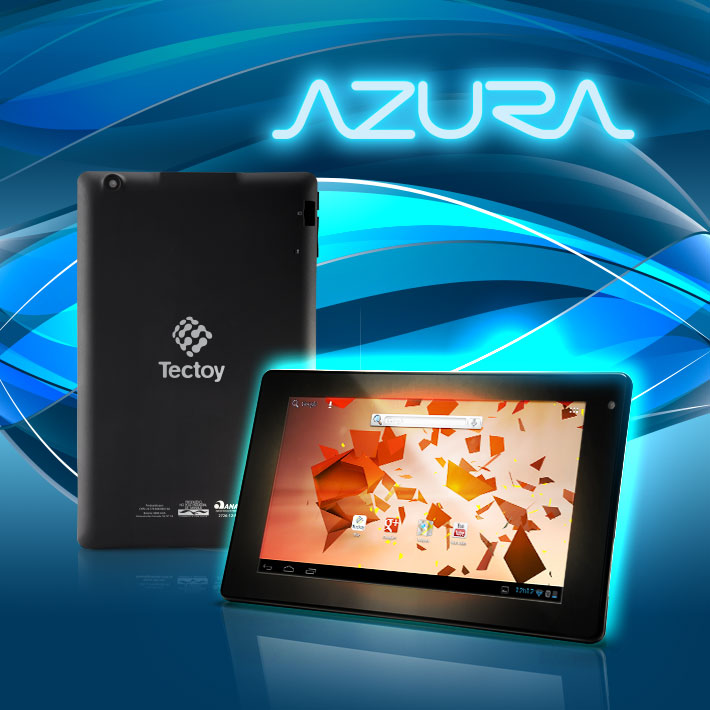 Azura tablet logo design