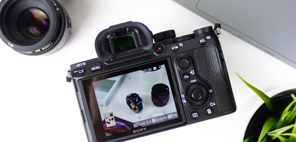 Product in Camera screen